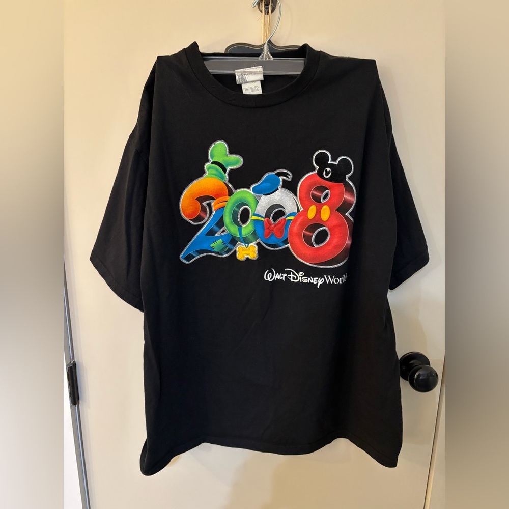 Retro Walt Disney World 2008 2XL t-shirt